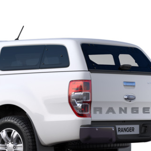 Fiksna streha s stranskimi stekli, Frozen white